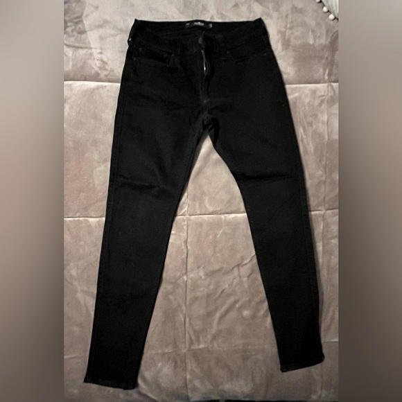 Men’s Hollister Skinny Stretch Black Jeans 30x30 - Picture 1 of 4